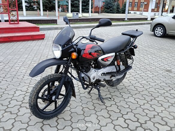 2020 Bajaj Boxer BM 150X, чёрный, 115000 рублей