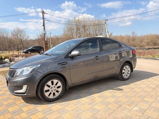 2011 Kia Rio 4-speed III, серый, 870000 рублей, вид 4