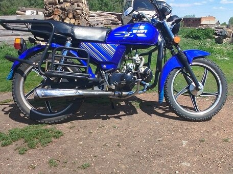 2023 Swift Lucky Strike Soft Tail, синий, 45000 рублей, вид 3