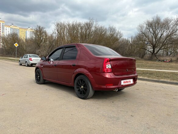 2012 Renault Logan I Рестайлинг, красный, 500000 рублей - вид 6