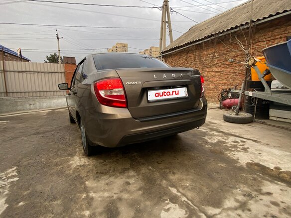 2020 Lada (ВАЗ) Granta I Рестайлинг, коричневый, 850000 рублей - вид 13