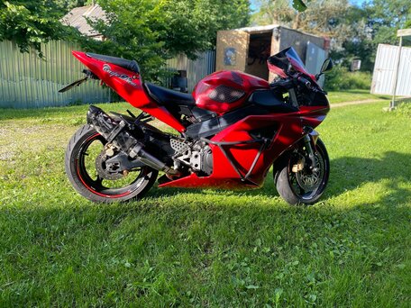 2002 Honda CBR 954RR Fireblade, красный, 415000 рублей, вид 2