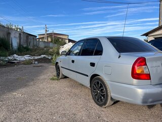 2008 Hyundai Accent ТагАЗ II, серебристый, 470000 рублей, вид 4