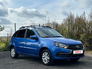 2020 Lada (ВАЗ) Granta I Рестайлинг, синий, 695000 рублей, вид 4