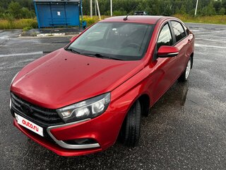 2018 Lada (ВАЗ) Vesta I, красный, 600000 рублей, вид 2