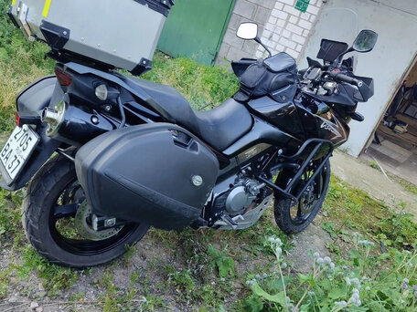 2009 Suzuki V-Strom DL 650, чёрный, 450000 рублей, вид 3