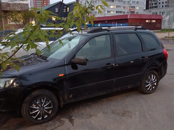 2014 Lada (ВАЗ) Kalina II, серый, 240000 рублей - вид 3