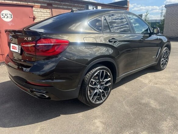 2016 BMW X6 30d II (F16), коричневый, 4300000 рублей - вид 6