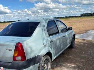 2007 Renault Logan I, серебристый, 190000 рублей, вид 4