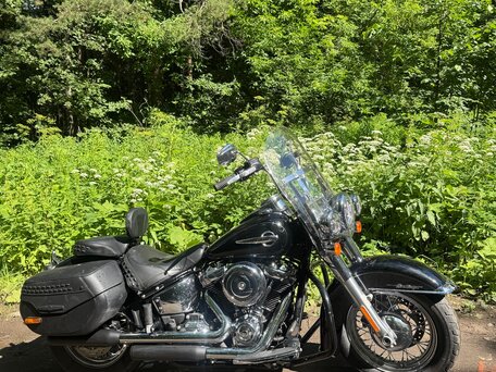 2020 Harley-Davidson Heritage Classic, чёрный, 1185000 рублей, вид 3