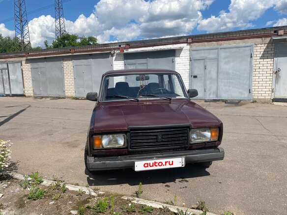 2006 Lada (ВАЗ) 2107, красный, 95000 рублей