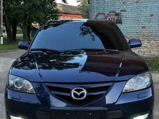 2008 Mazda 3 I (BK) Рестайлинг, синий, 440000 рублей, вид 3