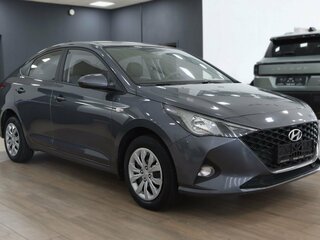 2021 Hyundai Solaris II Рестайлинг, серый, 1720000 рублей, вид 2