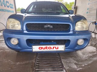 2002 Hyundai Santa Fe I, синий, 420000 рублей, вид 1