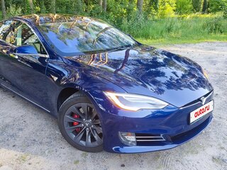 2017 Tesla Model S P100D I Рестайлинг, синий, 2350000 рублей, вид 4