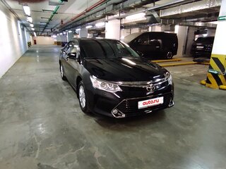 2016 Toyota Camry VII (XV50) Рестайлинг, чёрный, 2875000 рублей, вид 4