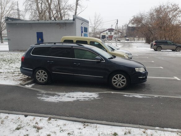 2007 Volkswagen Passat B6, синий, 450000 рублей - вид 4