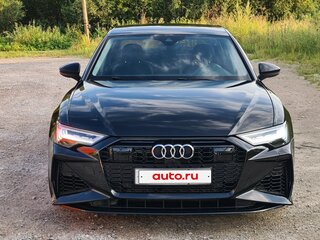 2021 Audi A6 40 TFSI V (C8), чёрный, 2990000 рублей, вид 4