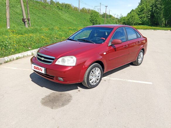 2009 Chevrolet Lacetti I, красный, 385000 рублей - вид 1