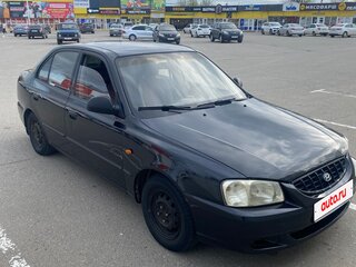 2006 Hyundai Accent ТагАЗ II, чёрный, 269000 рублей, вид 2