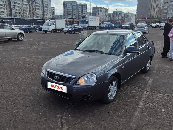 2017 Lada (ВАЗ) Priora I Рестайлинг, серебристый, 700000 рублей - вид 1