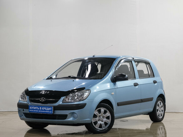 2008 Hyundai Getz I Рестайлинг, голубой - вид 2