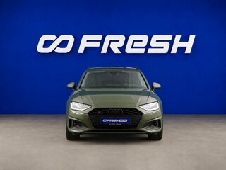 2022 Audi A4 35 TFSI V (B9) Рестайлинг, зелёный, 2999777 рублей, вид 3