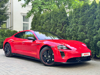 2020 Porsche Taycan Turbo I, чёрный, 7500000 рублей, вид 1