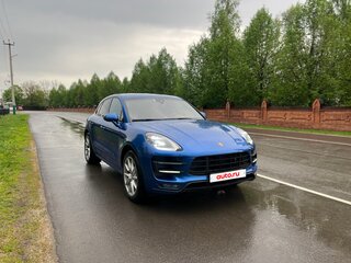 2016 Porsche Macan Turbo I, синий, 3300000 рублей, вид 4