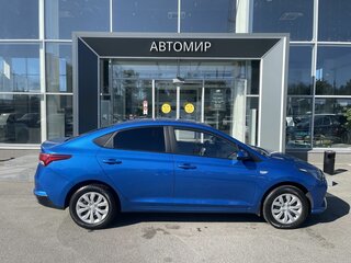 2021 Hyundai Solaris II Рестайлинг, синий, 1425000 рублей, вид 4