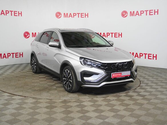 2025 Lada (ВАЗ) Vesta SW Cross I Рестайлинг (NG), серебристый - вид 3