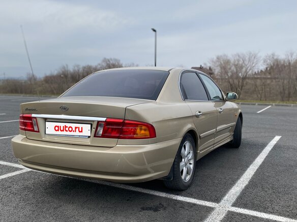 2002 Kia Magentis I, золотистый, 200000 рублей - вид 4
