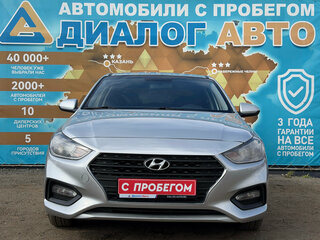 2019 Hyundai Solaris II, серебристый, 1150000 рублей, вид 2
