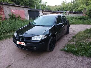 2008 Renault Megane II Рестайлинг, чёрный, 410000 рублей, вид 1