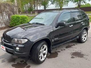 2003 BMW X5 3.0i I (E53) Рестайлинг, чёрный, 1050000 рублей, вид 1