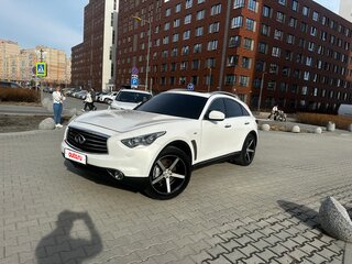 2012 Infiniti FX30d II (S51) Рестайлинг, белый, 1800000 рублей, вид 2