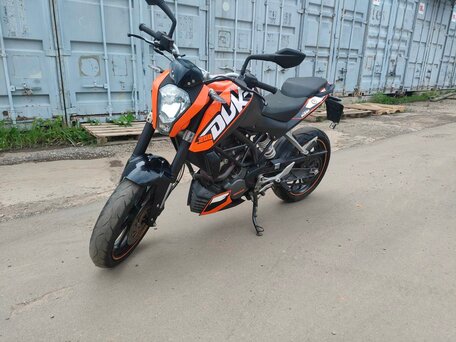2012 KTM 200 Duke, оранжевый, 229000 рублей, вид 1