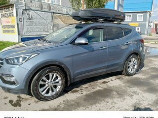 2017 Hyundai Santa Fe III Рестайлинг, голубой, 1900000 рублей, вид 3