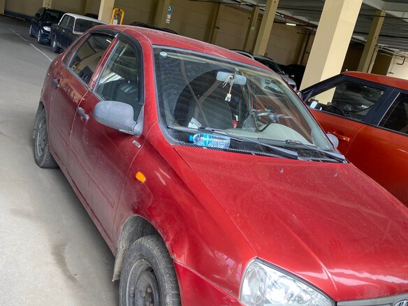 2006 Lada (ВАЗ) Kalina I, красный, 150000 рублей - вид 17
