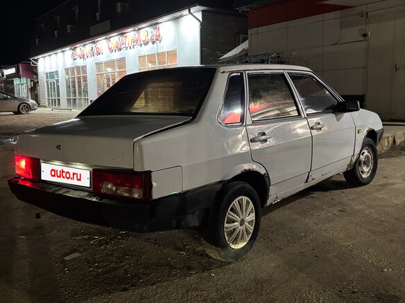 2000 Lada (ВАЗ) 21099, белый, 80000 рублей - вид 4