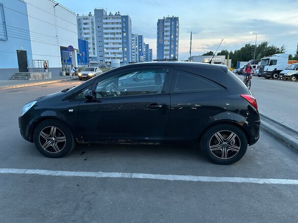 2008 Opel Corsa D, чёрный, 200000 рублей - вид 6