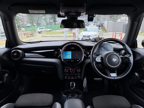 2021 Mini Hatch JCW III (F55/F56) Рестайлинг 2, синий - вид 8