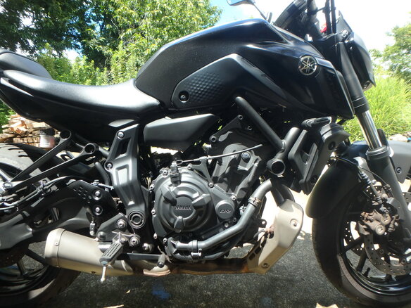 2022 Yamaha MT-07 (FZ-07), чёрный, 870000 рублей - вид 14