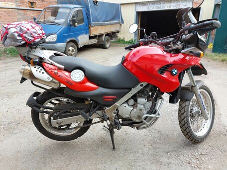 2001 BMW F 650 GS, красный, 355000 рублей, вид 2