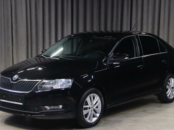 2017 Skoda Rapid I, чёрный