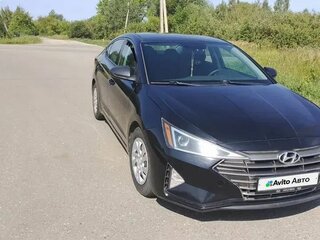 2019 Hyundai Elantra VI (AD), чёрный, 1300000 рублей, вид 2
