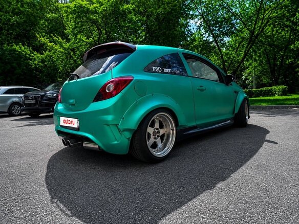 2007 Opel Corsa D, зелёный - вид 4