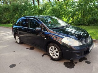 2008 Nissan Tiida I, чёрный, 570000 рублей, вид 1