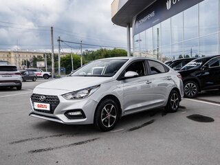 2019 Hyundai Solaris II, серебристый, 1210000 рублей, вид 2