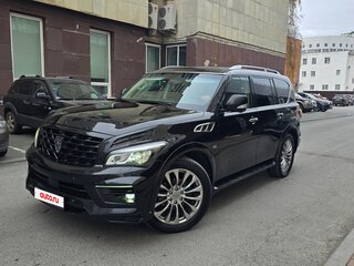 2016 Infiniti QX80 I Рестайлинг, чёрный, 3100000 рублей, вид 1